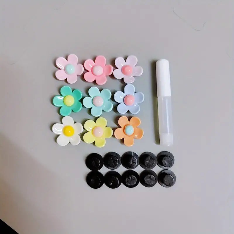 Flower Jibbitz Kit - 9pcs